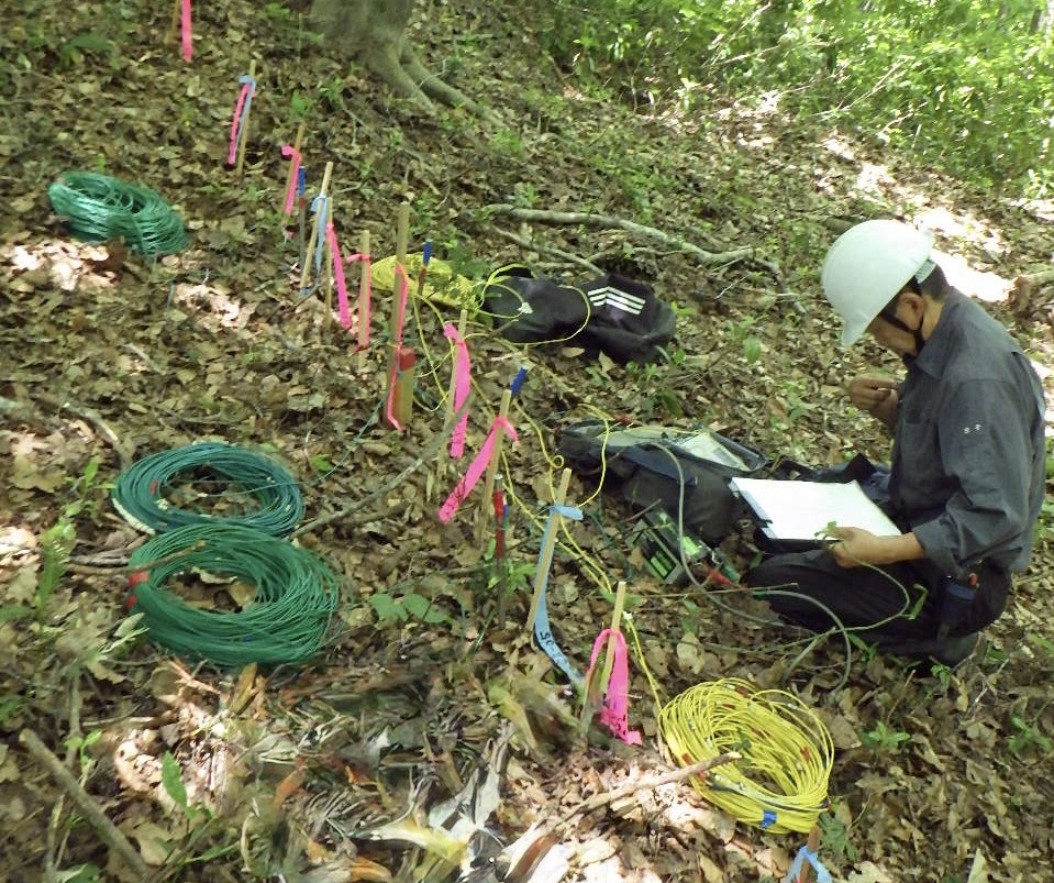 垂直電気探査の画像